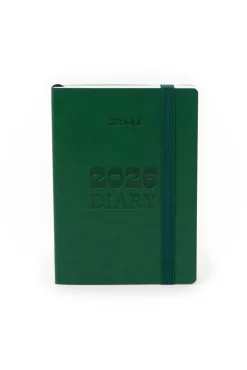 Agenda Semanal Pequena de Bolso 2026 - Verde
