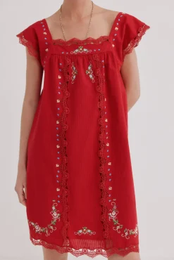 Alhena. Vestido curto