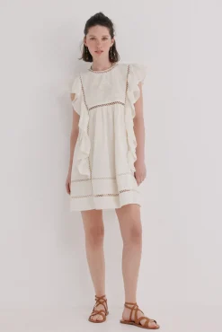 Aroa. Vestido bordado