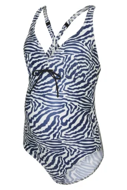 Bañador maternity lactancia print cebra