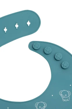Babador de silicone azul - vou comer tudo