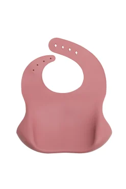 Babete de silicone rosa - vou comer tudo