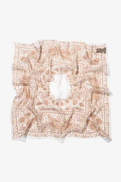 Bandana semitransparente estampado paisley