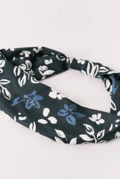 Bandolete de cabelo estampado de flores