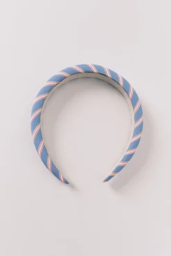 Bandolete estampado animal riscas azul