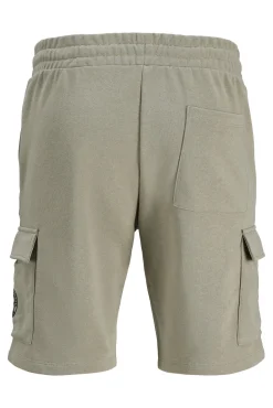 Bermuda cargo em felpa regular fit
