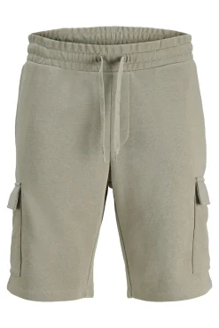 Bermuda cargo em felpa regular fit