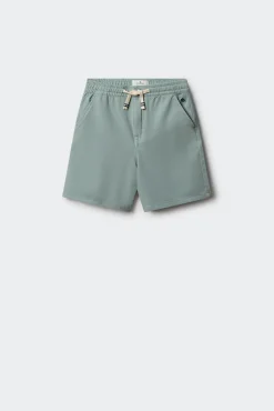 Bermuda chino em malha para menino