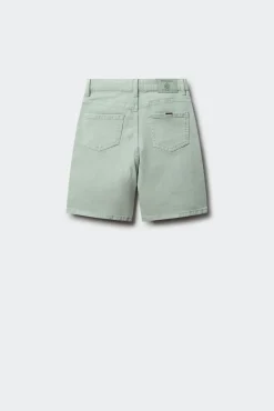 Bermuda de 5 bolsos lavada para menino
