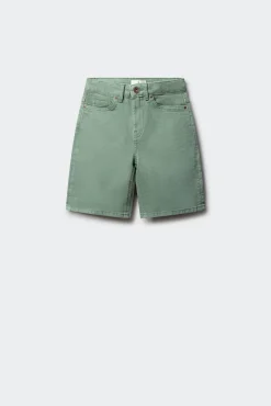 Bermuda de 5 bolsos lavada para menino