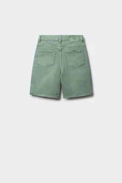 Bermuda de 5 bolsos lavada para menino