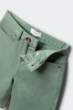 Bermuda de 5 bolsos lavada para menino