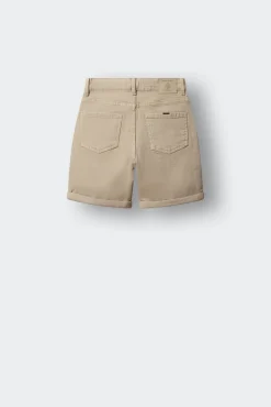 Bermuda de 5 bolsos lavada para menino