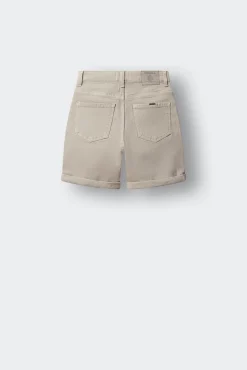 Bermuda de 5 bolsos lavada para menino