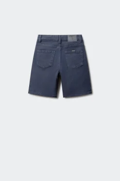 Bermuda de 5 bolsos lavada para menino