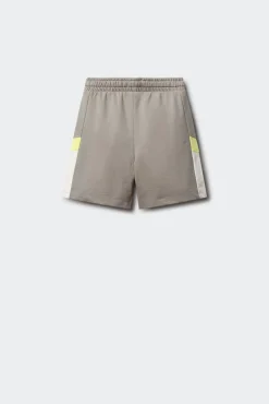 Bermuda jogger com franjas para menino