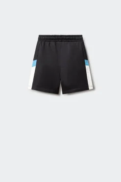 Bermuda jogger com franjas para menino