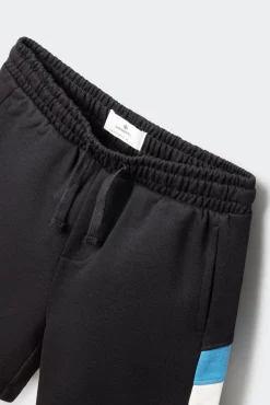 Bermuda jogger com franjas para menino