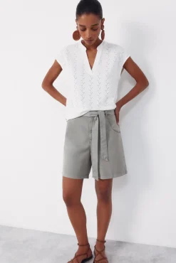 Bermuda fluida em Tencel