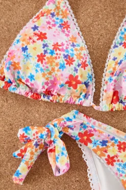 Biquíni com estampado floral