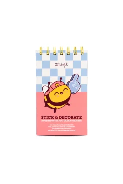 Bloco de autocolantes transparentes - Stick and decorate