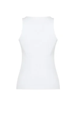 Blusa decote quadrado com alças