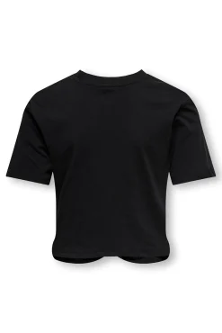 Blusa de manga curta com nó