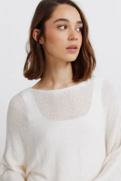 Boat neck jumper