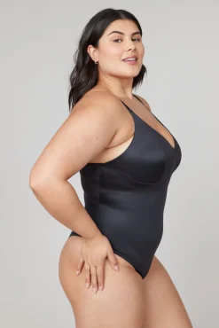 Body com tanga de compressão