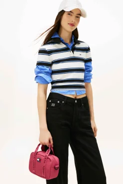 Bolsa transversal Tommy Jeans com logotipo frontal