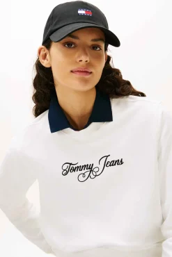 Boné Tommy Jeans com bandeira frontal