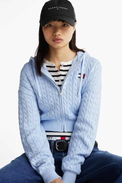 Boné Tommy Jeans com logotipo frontal
