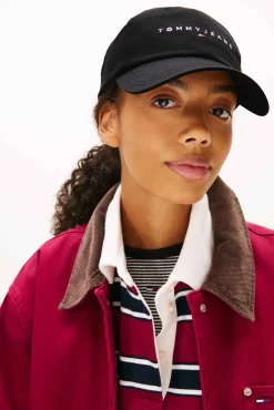 Boné Tommy Jeans com logotipo frontal