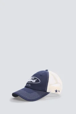 Boné trucker com patch frontal Ford