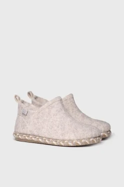 Bota de feltro feminina