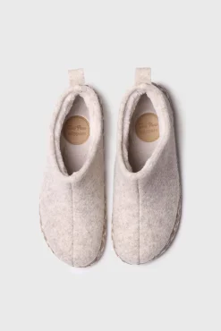 Bota de feltro feminina
