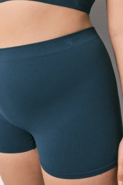 Boxers sem costura azuis