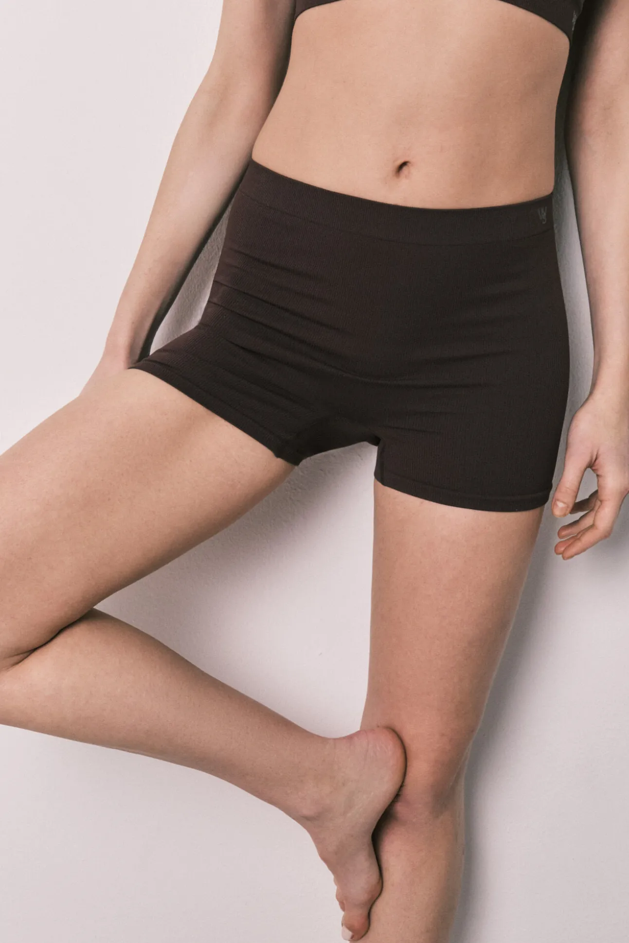Boxers sem costura grená