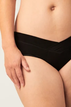 Braga maternidad menstrual bambú negra absorción maxi