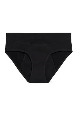 Braga maternidad menstrual bambú negra absorción maxi