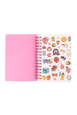 Caderno A5 com capa com volume Ouriço - The Art of Being a Hedgehog