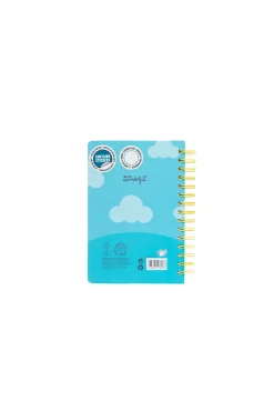 Caderno A5 com capa em relevo Morsa - Cold water, warm smile