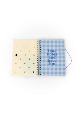 Caderno A5 com charms - Lazy Bo-Bo