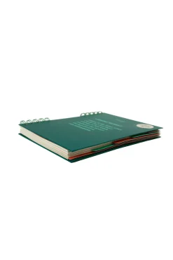 Caderno A5 com separadores de abas desdobráveis - I define myself