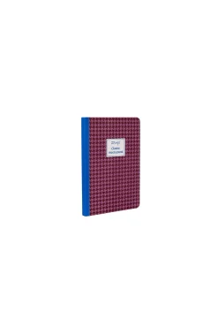 Caderno pied-de-poule A5 - O clássico encontra o punk