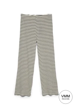 Calça comprida de algodão maternity