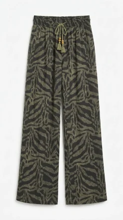 Calça comprida estampado animal