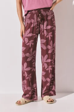 Calça comprida estampado floral