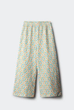 Calça culotte estampada menina