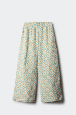 Calça culotte estampada menina